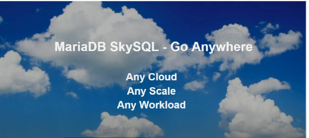 MariaDB SkySQL - 虹科云科技